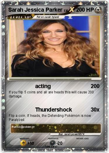 Pokemon Sarah Jessica Parker
