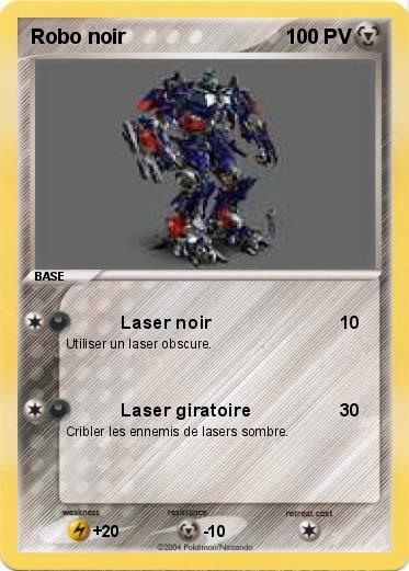 Pokemon Robo noir