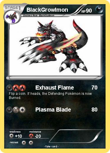 Pokemon BlackGrowlmon