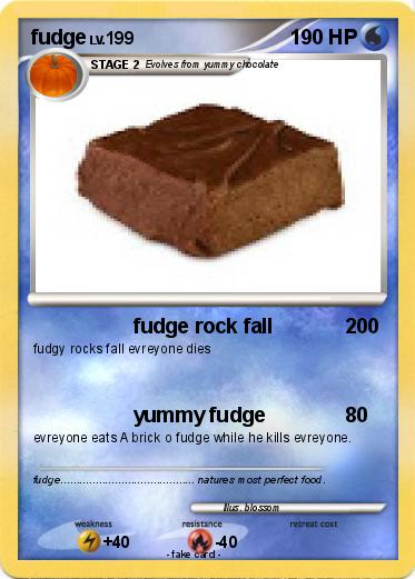 Pokemon fudge