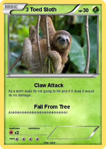 Pokemon 3 Toed Sloth