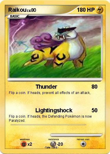 Pokemon Raikou