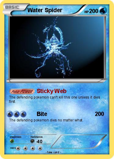 Pokemon Water Spider
