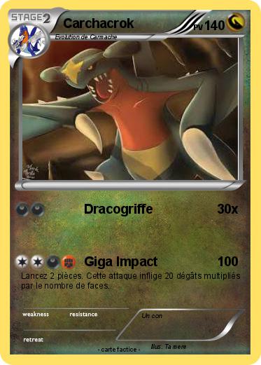 Pokemon Carchacrok