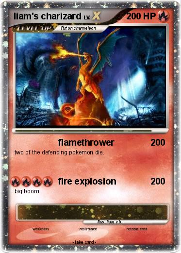 Pokemon liam's charizard
