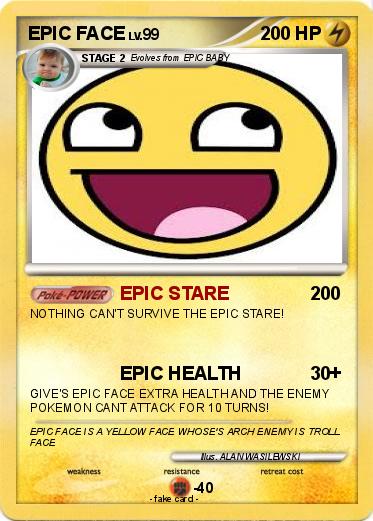 Pokemon EPIC FACE