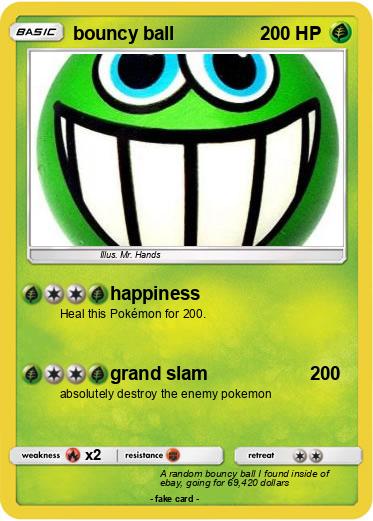 Pokemon bouncy ball
