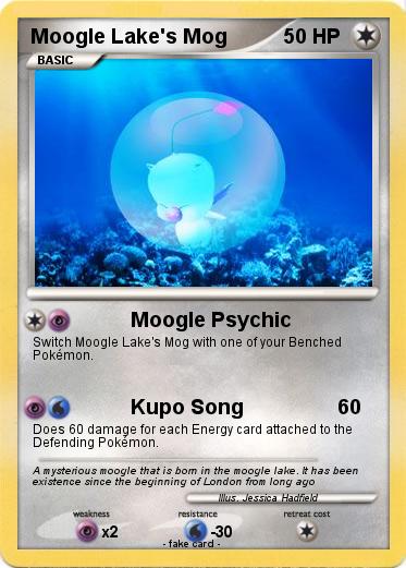 Pokemon Moogle Lake's Mog
