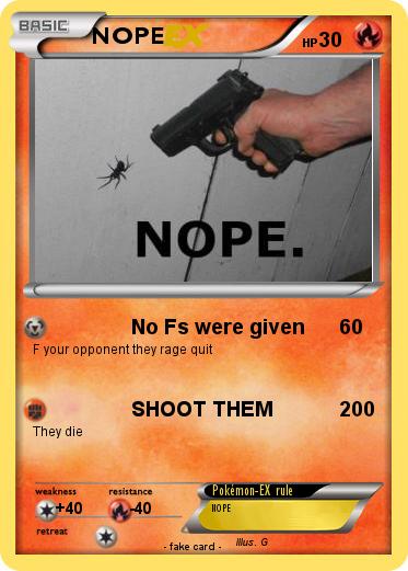 Pokemon NOPE