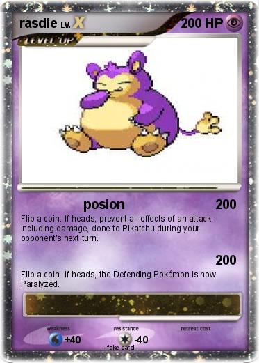 Pokemon rasdie