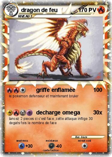 Pokemon dragon de feu