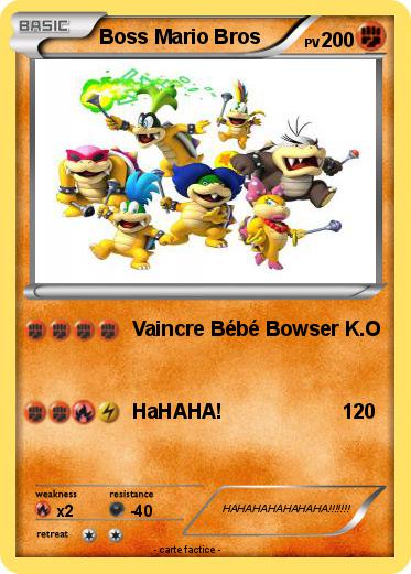 Pokemon Boss Mario Bros