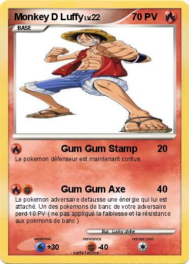 Pokemon Monkey D Luffy