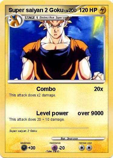 Pokemon Super saiyan 2 Goku