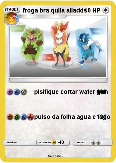 Pokemon froga bra quila aliados