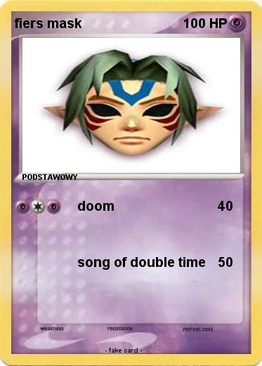 Pokemon fiers mask