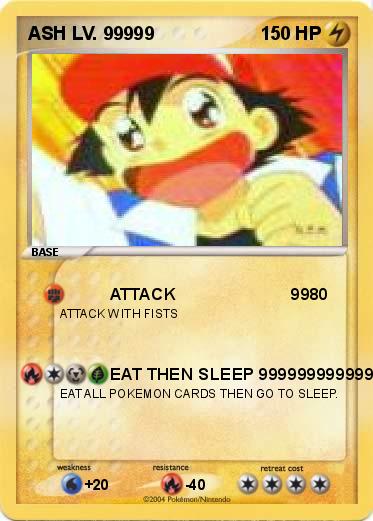 Pokemon ASH LV. 99999