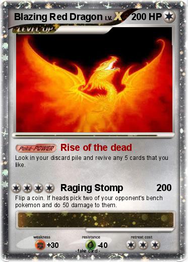 Pokemon Blazing Red Dragon