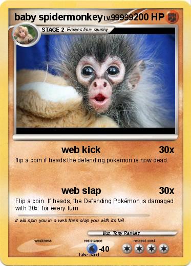 Pokemon baby spidermonkey