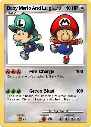 Pokemon Baby Mario And Luigi