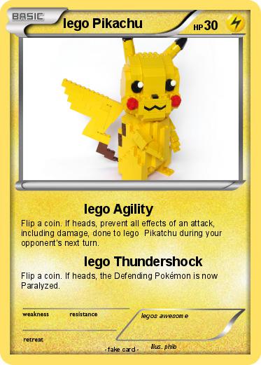 Pokemon lego Pikachu