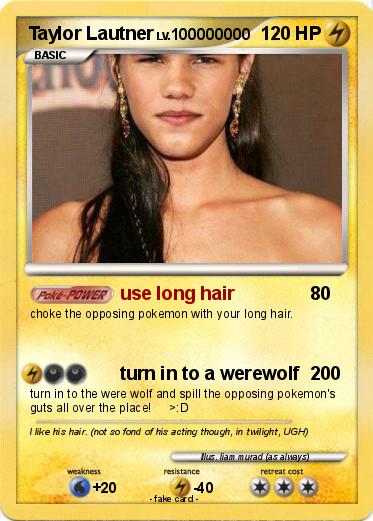 Pokemon Taylor Lautner