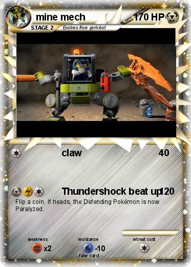Pokemon mine mech