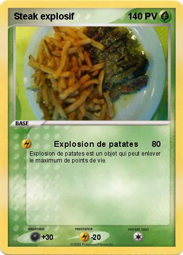 Pokemon Steak explosif