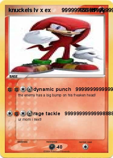 Pokemon knuckels lv x ex       99999999999999999999999999999999999999999999
