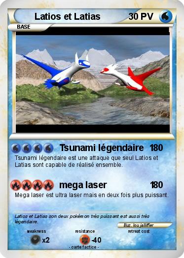 Pokemon Latios et Latias