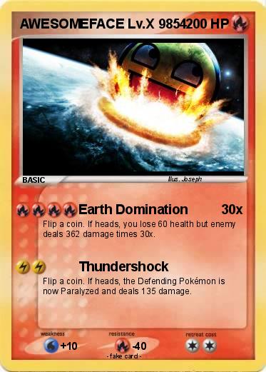 Pokemon AWESOMEFACE Lv.X 9854