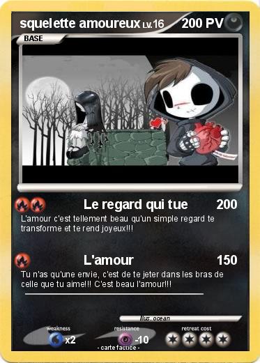 Pokemon squelette amoureux
