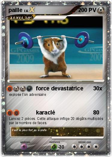 Pokemon paille