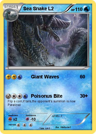 Pokemon Sea Snake L2