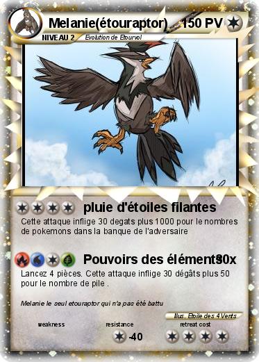 Pokemon Melanie(étouraptor)