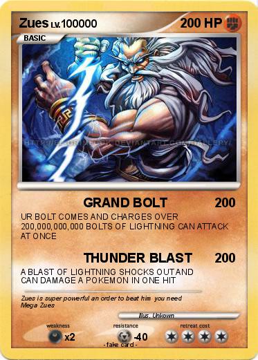 Pokemon Zues