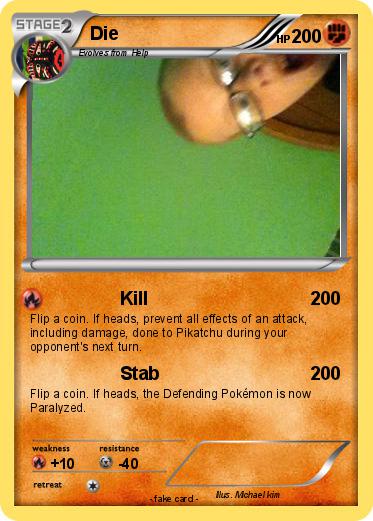 Pokemon Die