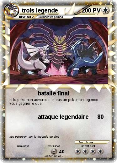Pokemon trois legende