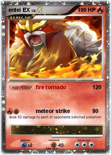 Pokemon entei EX