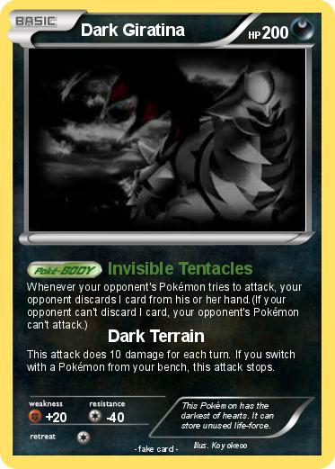 Pokemon Dark Giratina