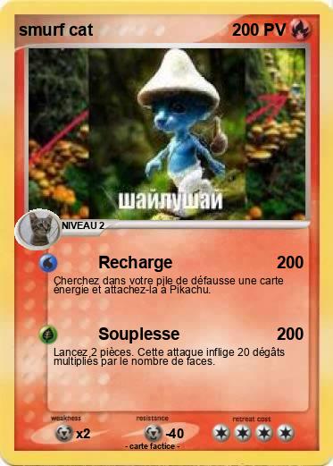 Pokemon smurf cat