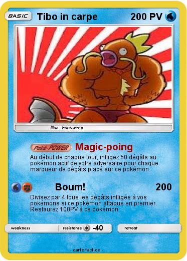 Pokemon Tibo in carpe