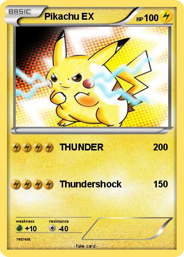 Pokemon Pikachu EX