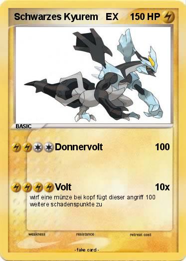 Pokemon Schwarzes Kyurem   EX