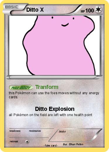 Pokemon Ditto X