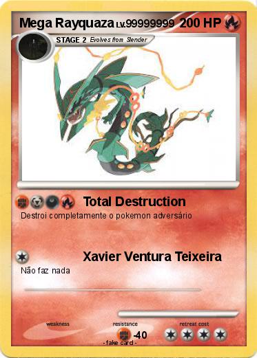 Pokémon Mega Rayquaza 85 85 - Total Destruction - My Pokemon Card
