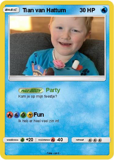 Pokemon Tian van Hattum