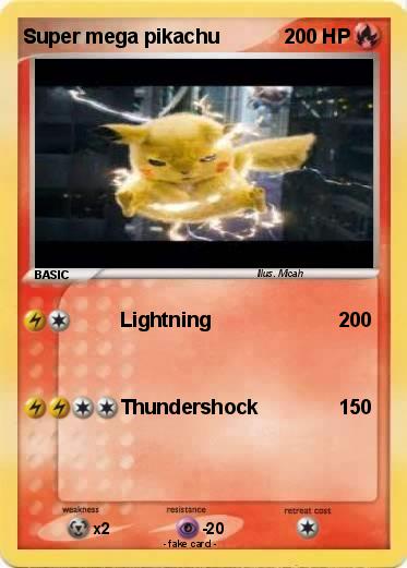 Pokemon Super mega pikachu
