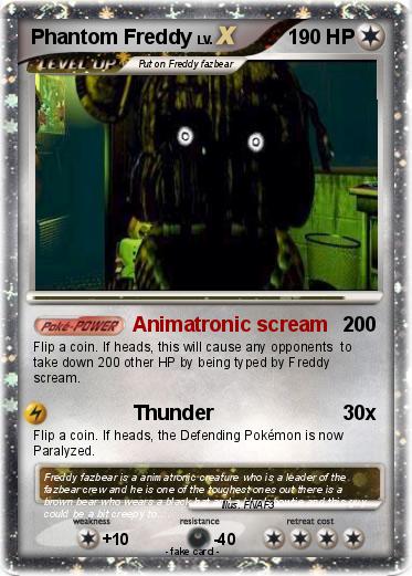 Pokemon Phantom Freddy
