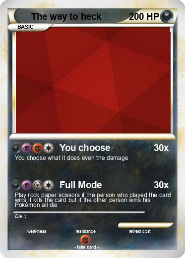 Pokemon The way to heck